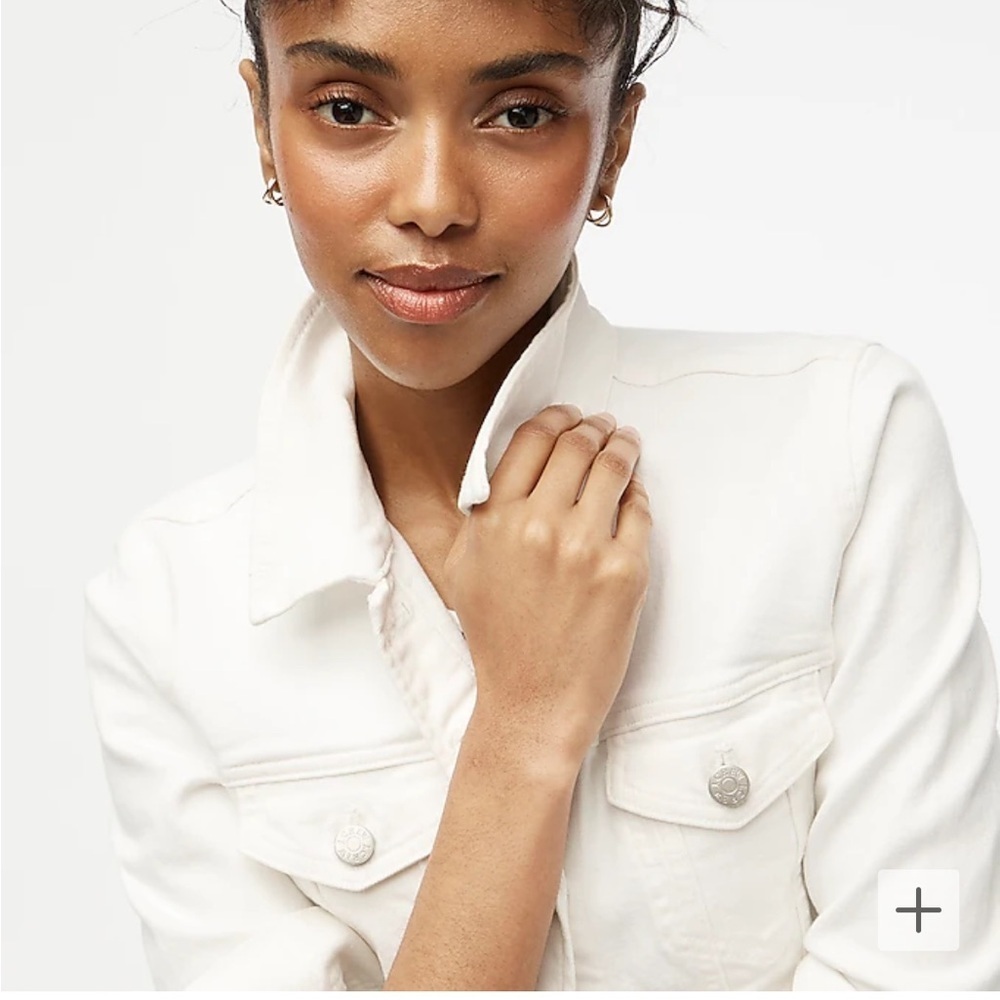 J crew Classic jean jacket in white wash - Picture 2 of 5